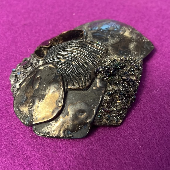 Brooch Micki Ravitz Handmade Brooch Handcrafted - Picture 3 of 5